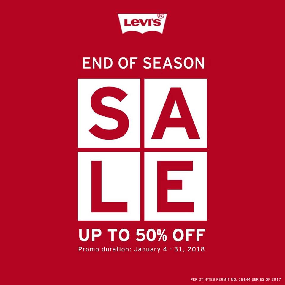 Levis End of Season Sale | CDO Promos