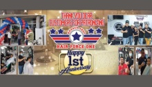 Hair Force One Barber Shop 1st Anniversary Promo bordered FI2