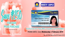 rusty lopez and pag-ibig promo FI